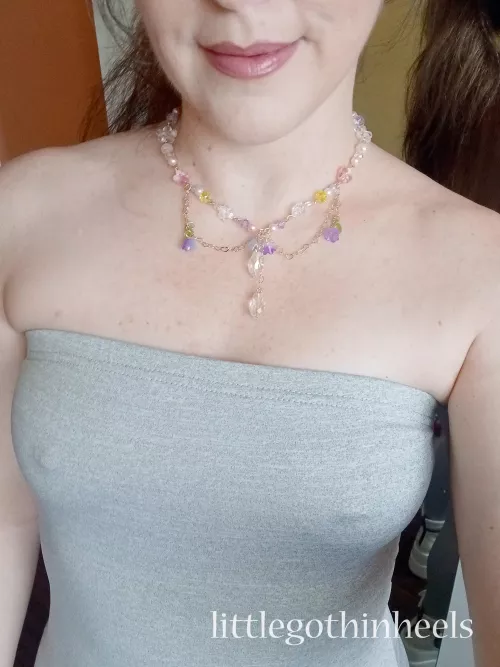 definitely no bra under this outfit by littlegothinheels