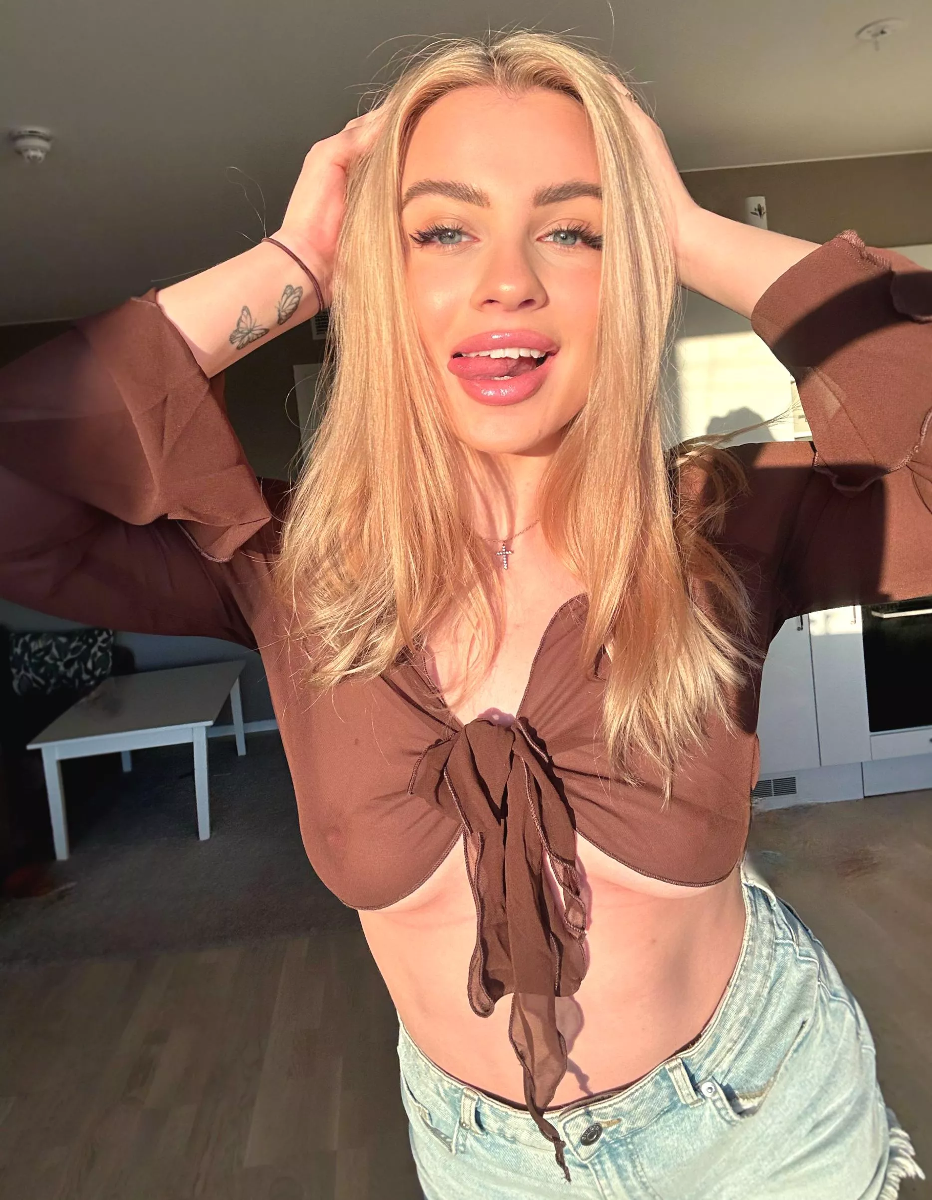 Do you think the guys at church will notice that I'm not wearing a bra? posted by nikole__gy