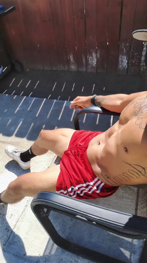 Getting some Vitamin D  by shortkingfit__