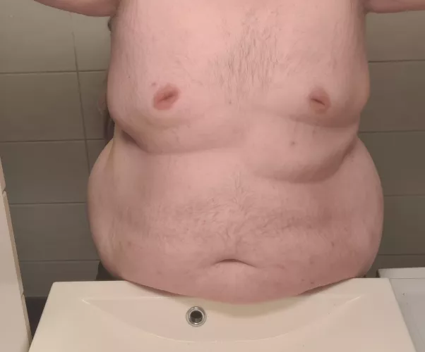 Got a new bathroom mirror today & I had to try it out. by StockMeringue7