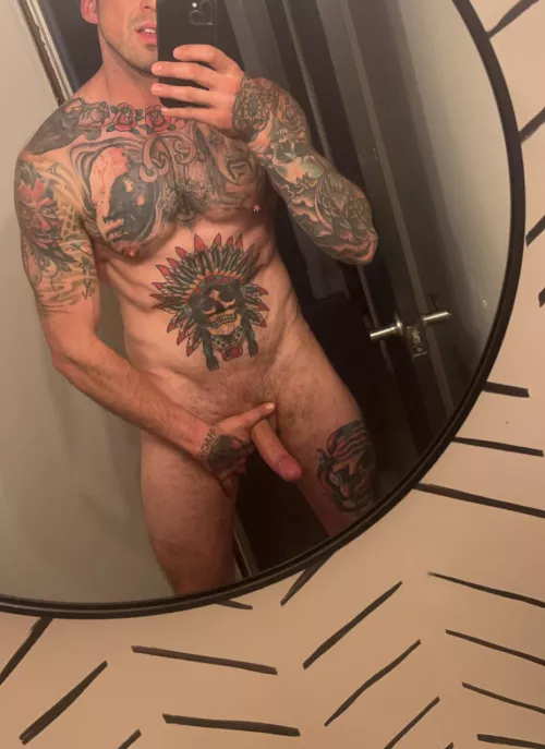 Got the tattoos. Not sure if I’m hot! by atki1911