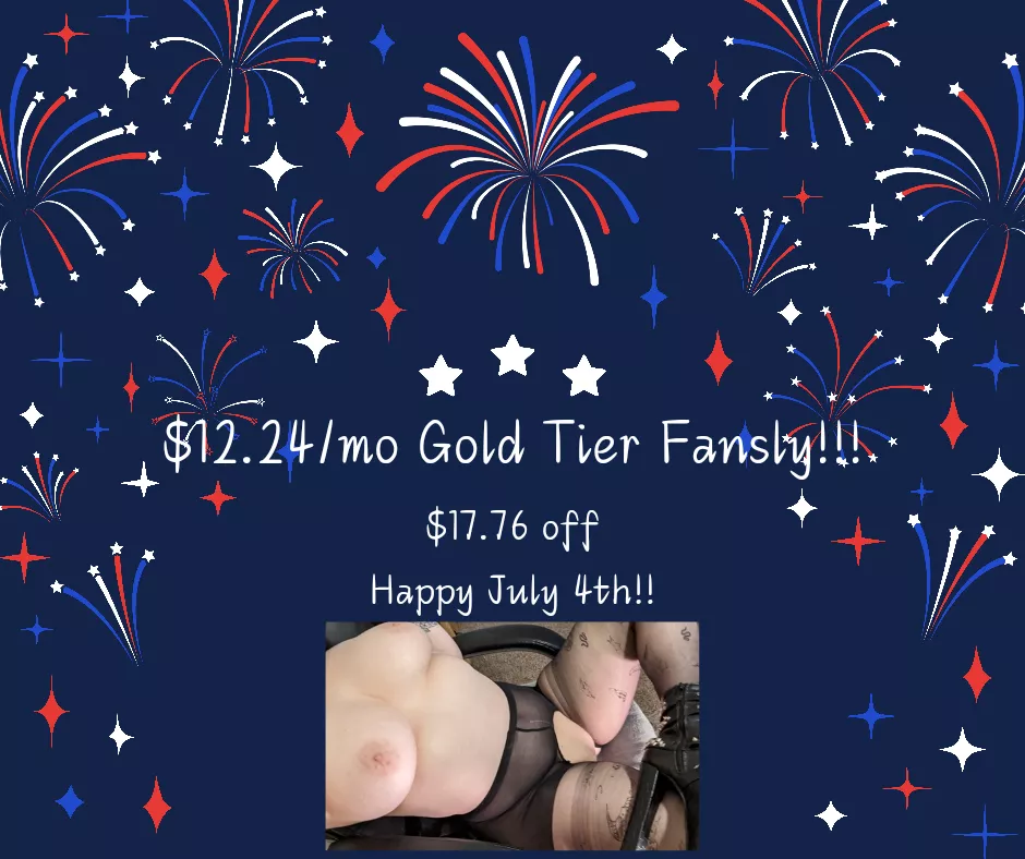 Huge July 4th discount on Fansly!! posted by Elvishgirl