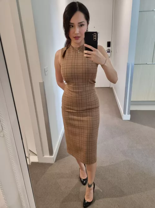 Matching top and skirt I wore to work. How is it? by lettuceown