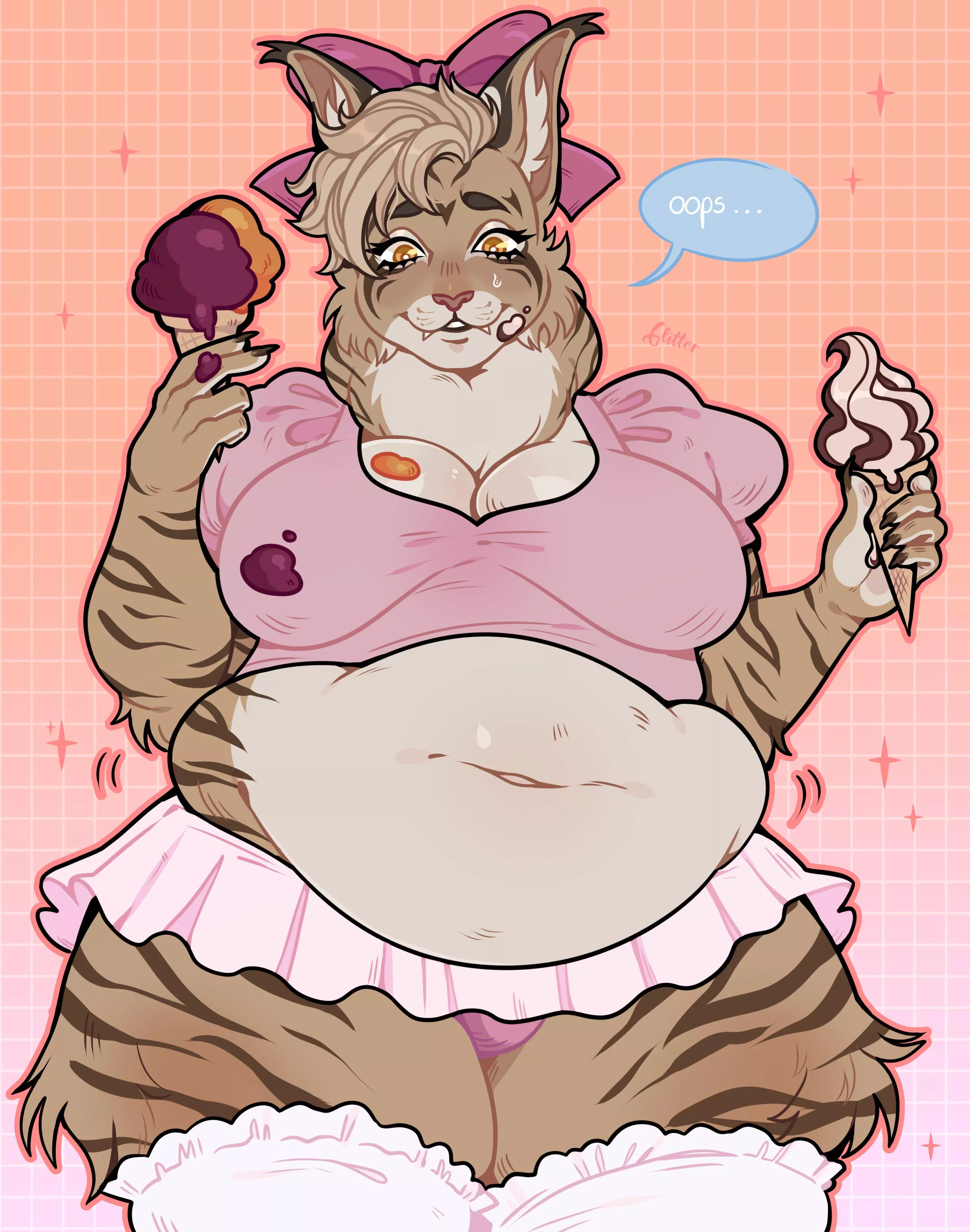 Messy Eater [F] (Glittersensual) posted by springbokkx