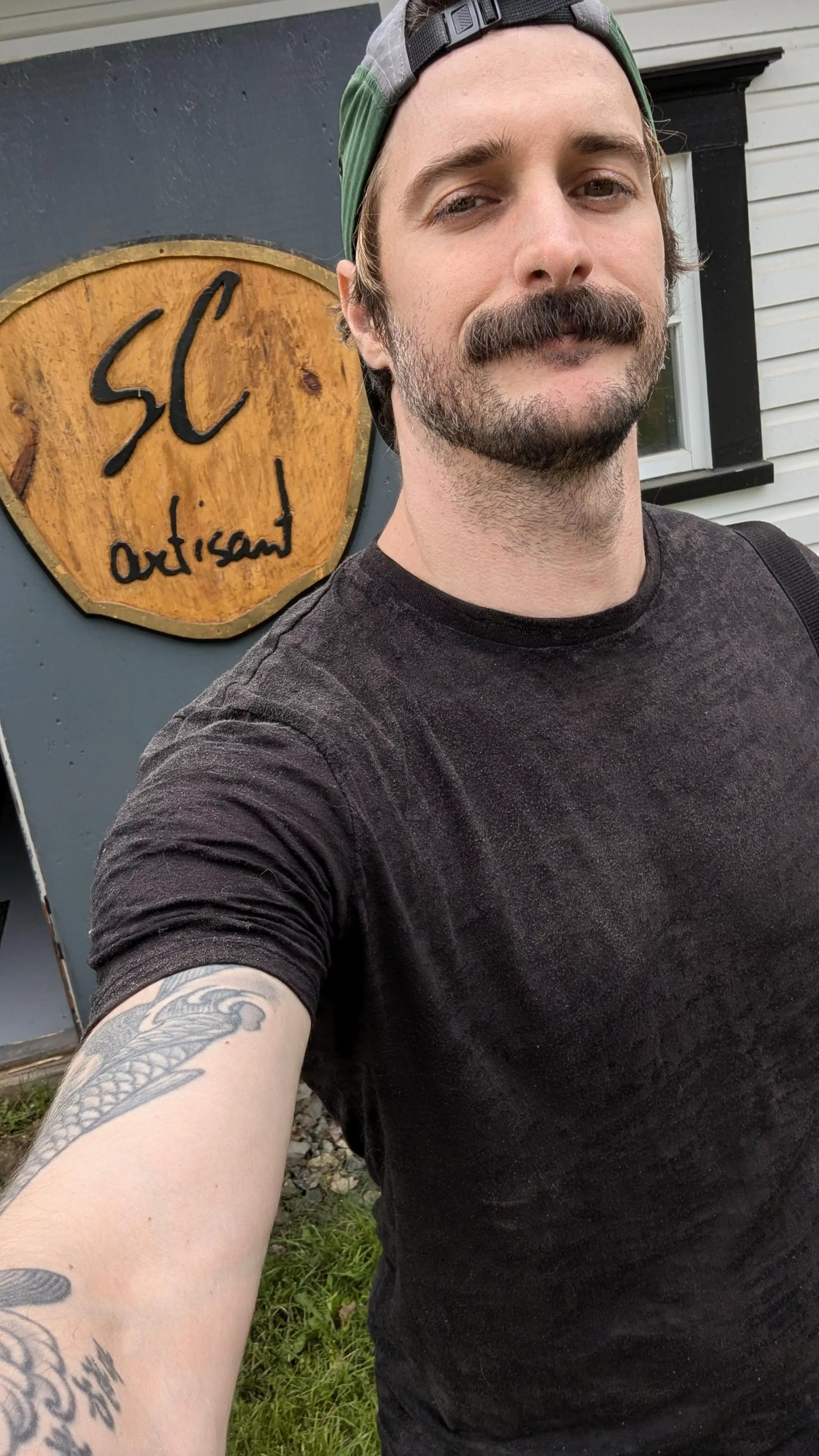 selfie in front of the shop posted by OutsideDrive9784