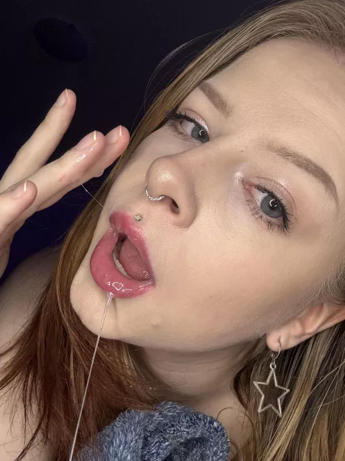 Thinking about your hard cock in my mouth has me drooling everywhere! by _lyla999