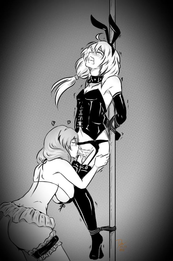 Tied to a pole and drained posted by Somanycookies1