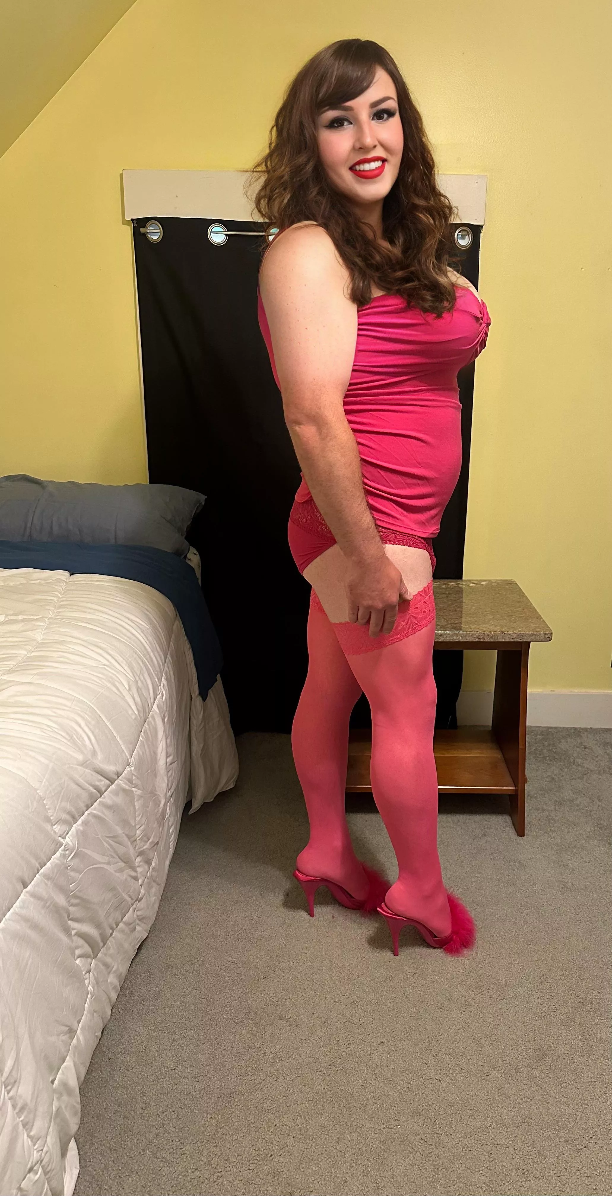 Who remembers the first time they slipped into a pair of heels 👠 💕 posted by sissycassie710