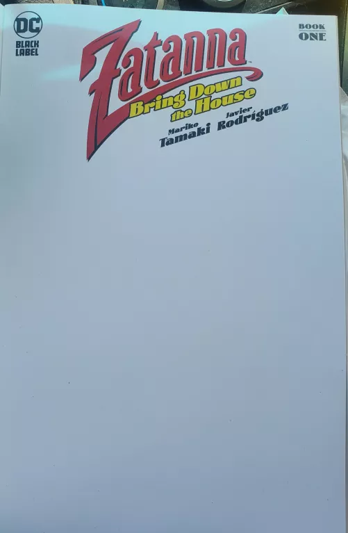 Zatanna No Clothes cover ! [Zatanna Bring Down the House 1] by Thayerphotos