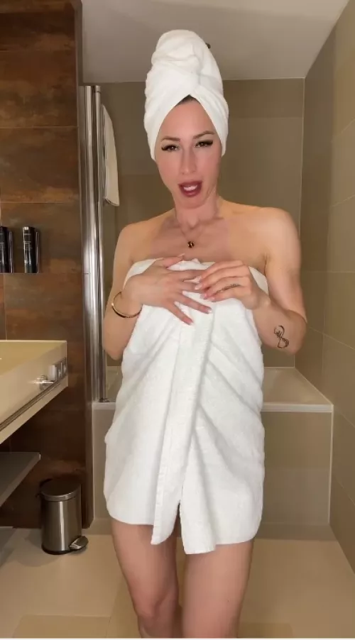 After-bath glow by LillieBlooms