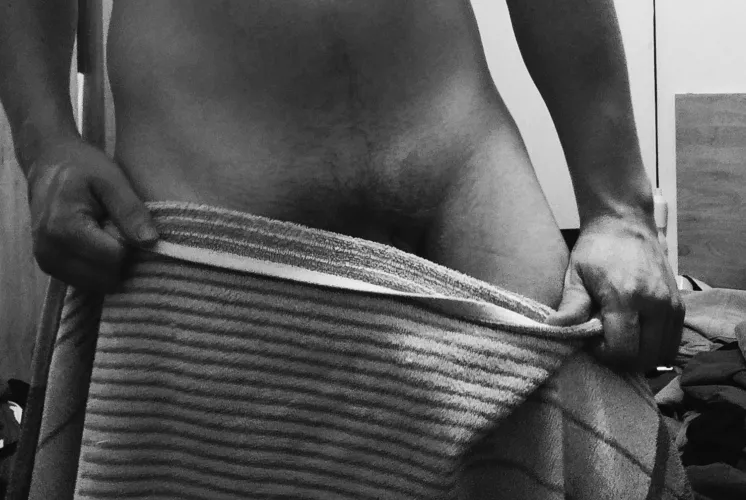 Barely holding my towel  by Imaginary_Potatoes