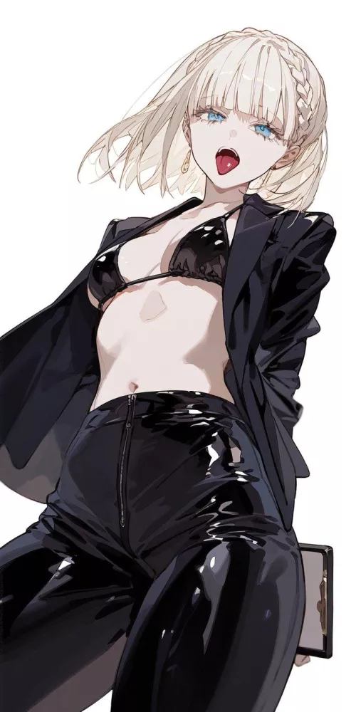 Flirting Secretary  by CheetahSperm18