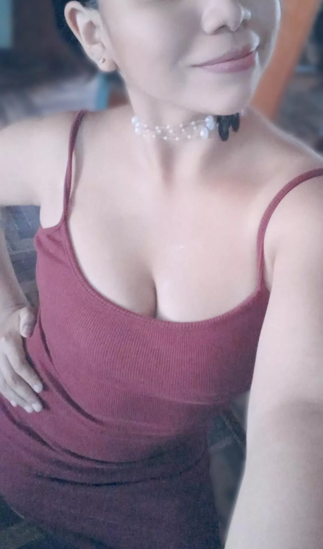 I don’t mind you looking at my cleavage 🥰 posted by SexyAzucena