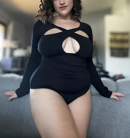 I love my breasts in this bodysuit by xBustyBrunettex