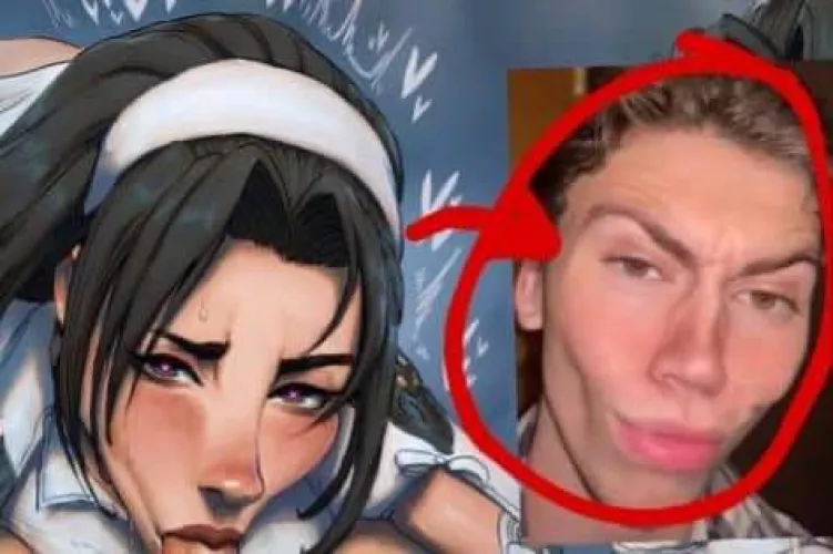 LF Color Source: 1girl, 1boy, blackhair, blowjob, bangs, headband, meme, MILF, Tekken, Jun Kazama by Ishikawa_13