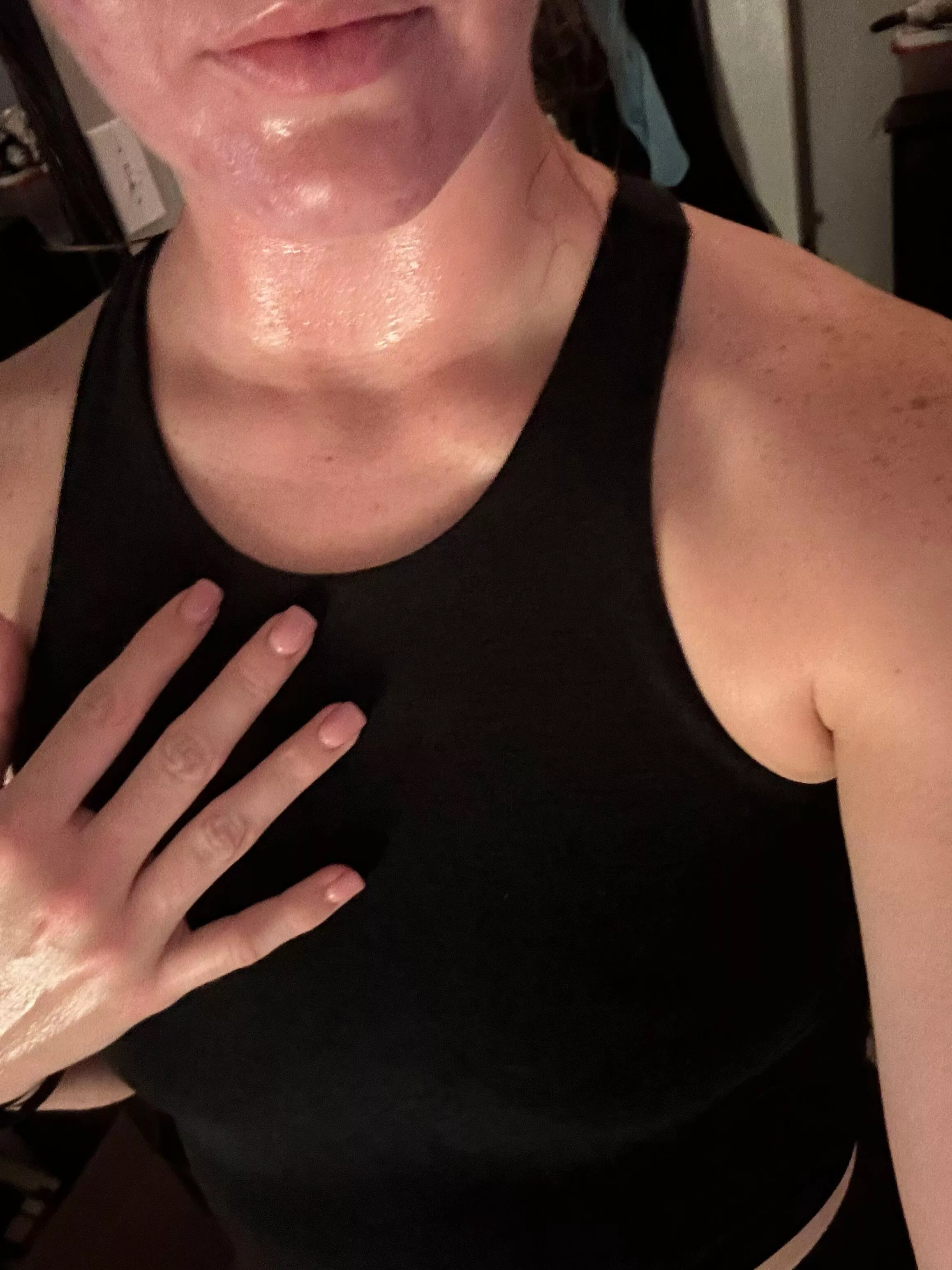 post workout glow 🥰 posted by cumwcourt