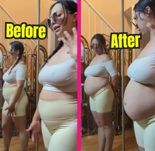 Stuffed belly 😘 by AGirlWhoLyks2Eat