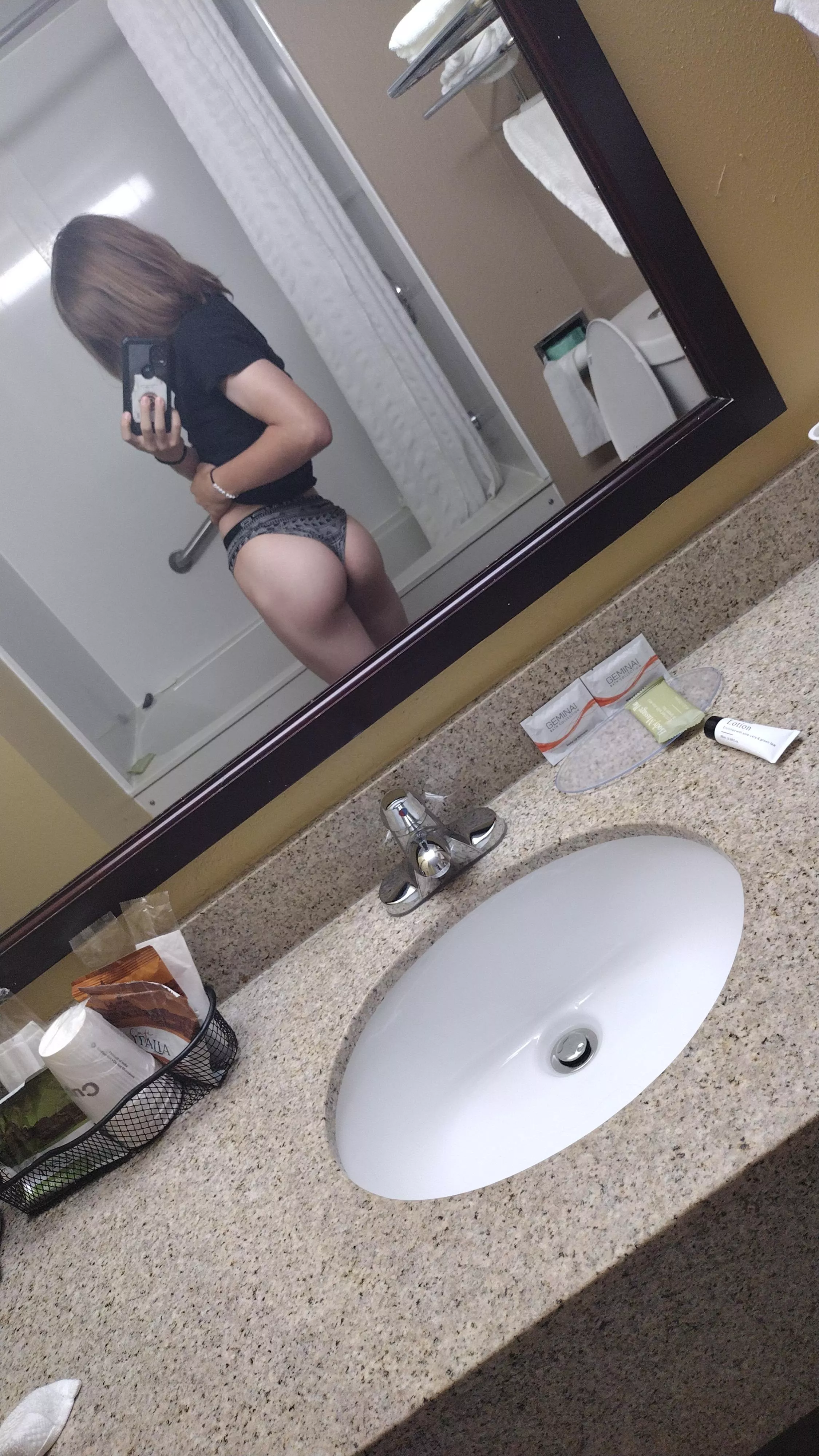 Being bent over the sink is such a dream~ posted by External-Roll6594