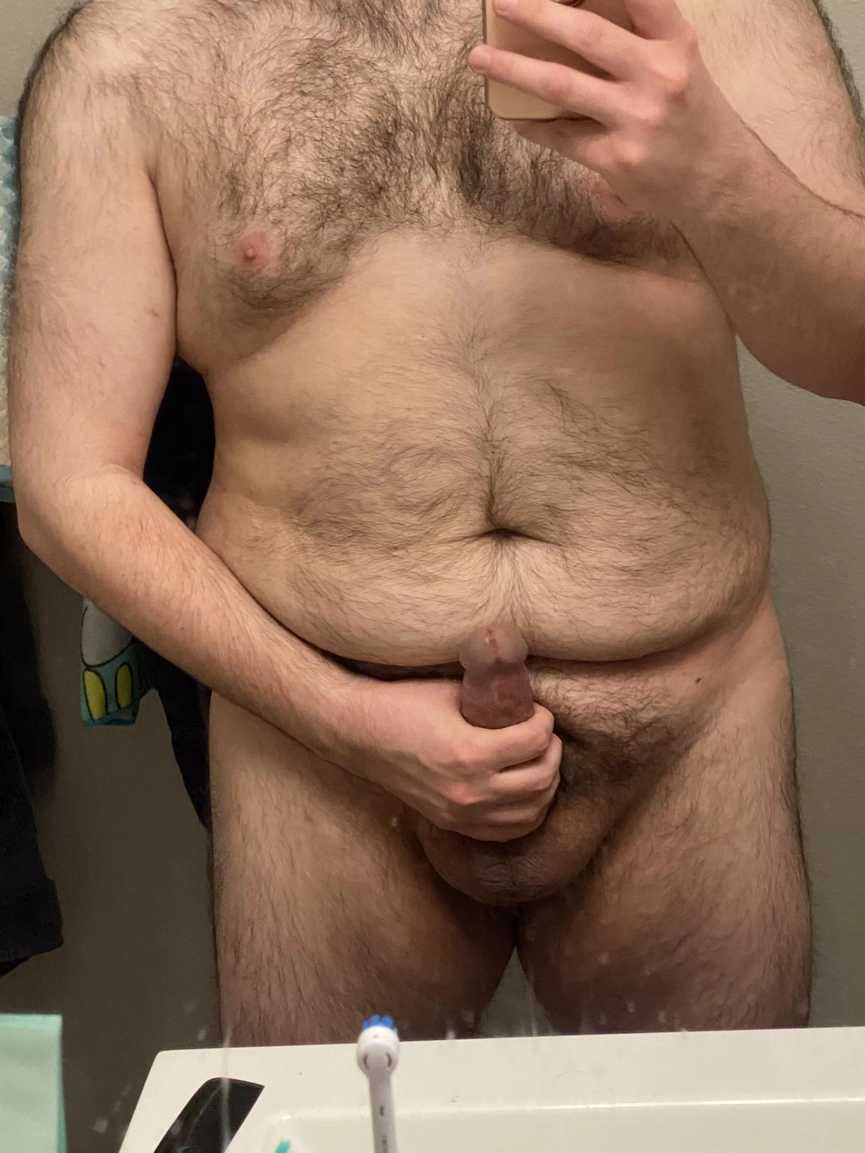 Had to sneak out to the bathroom to take care of this, wish I had some help though 😘🥵 posted by TheLazyHermit11