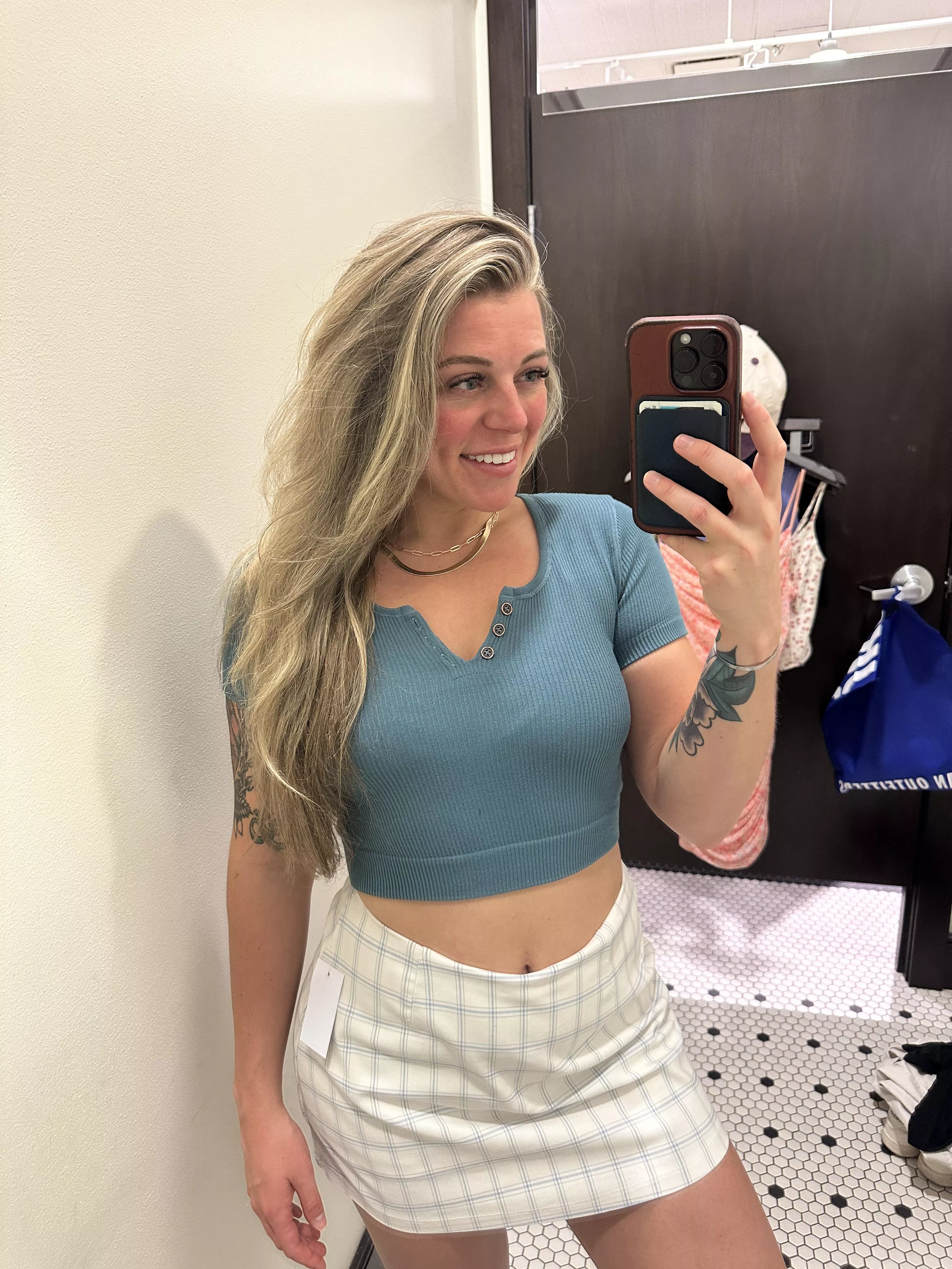 Just a sweet blue croptop that I bought posted by MajorLoow