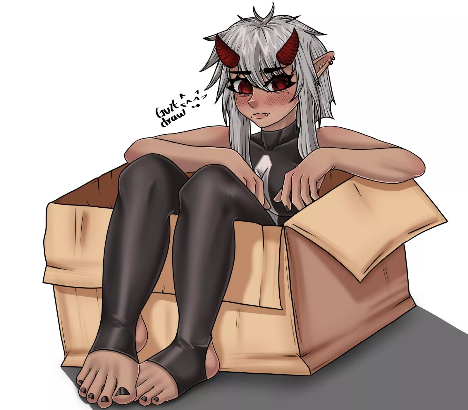 Oc delivery box by me!(Guztdraw) posted by LeadingBlackberry814