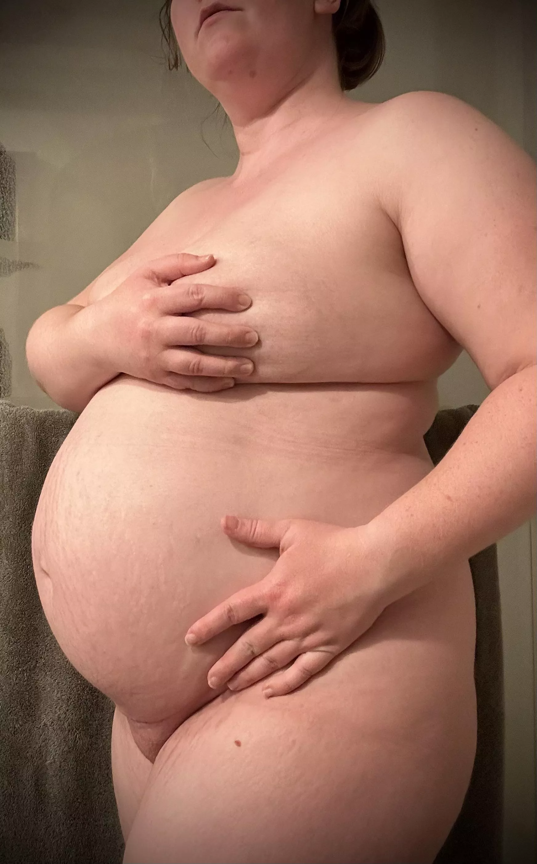 The bump is looking fine posted by CurvyMamasFeet