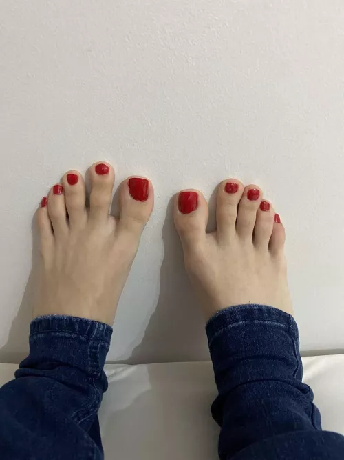 The color red is my favorite 😻 by kitty_nails