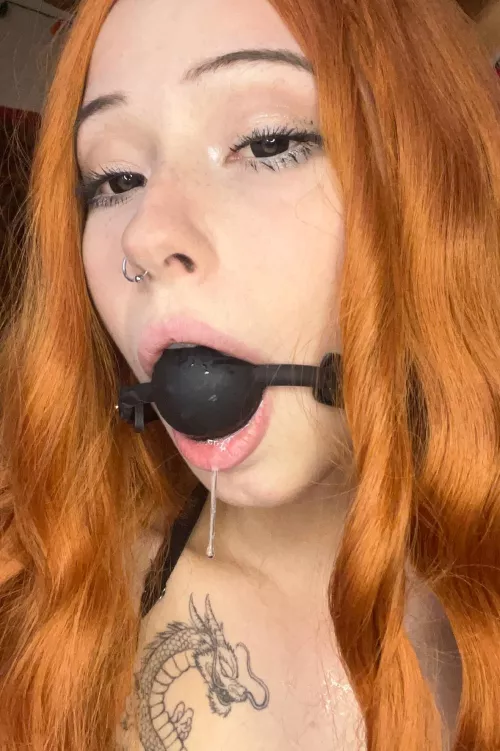 The more saliva, the deeper the thoat by _Fire_Sign_