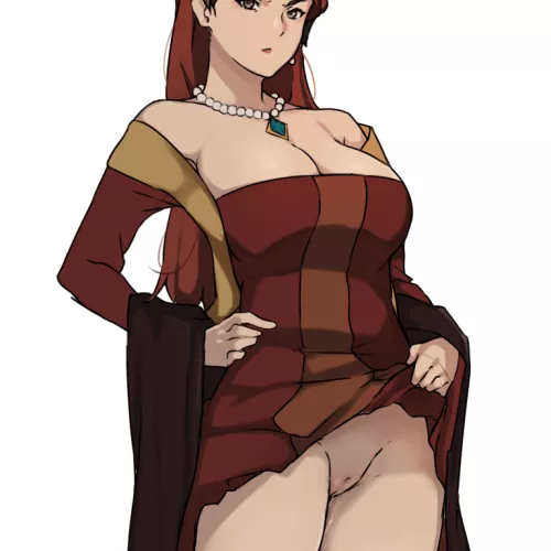 What's under a noble woman's skirt? Hilda's happy to show you! by Beginning_Grass653