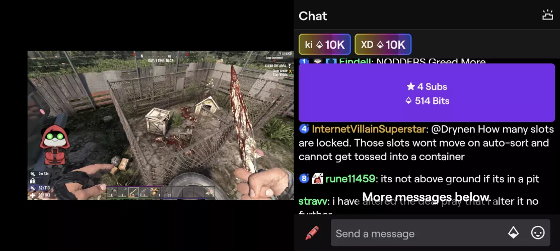 Yes, twitch mobile chat is very usable, thanks by Shunpaw