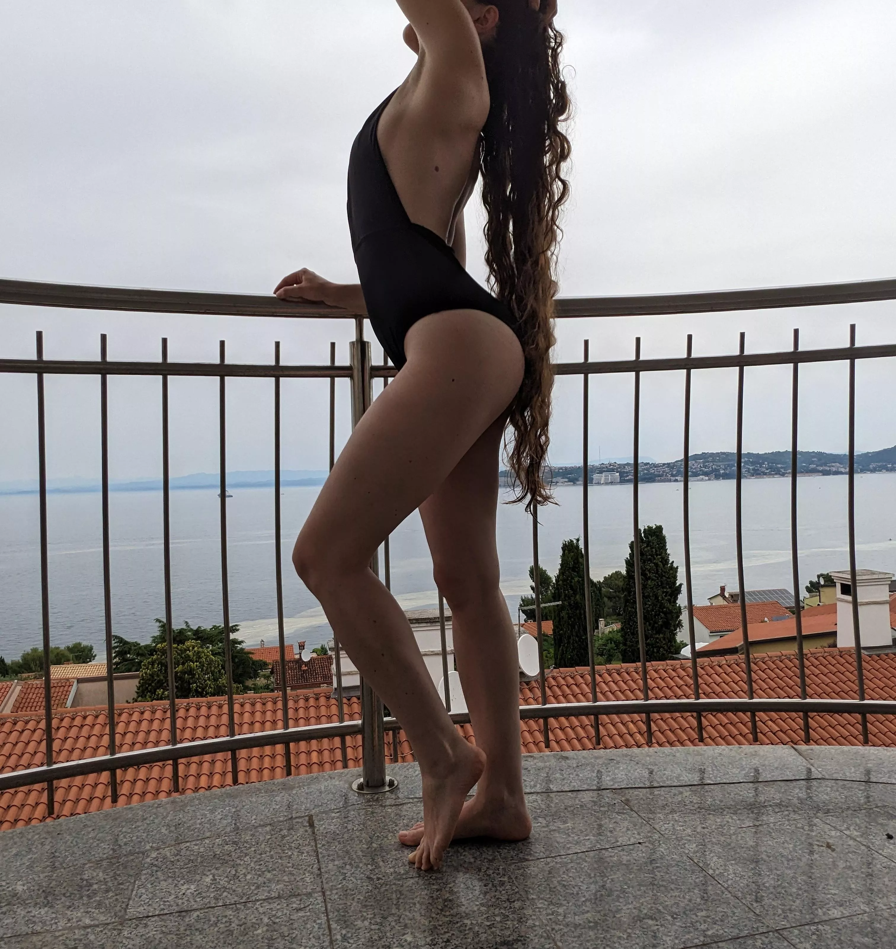 Curly hair after the sea posted by darkspellslingerie