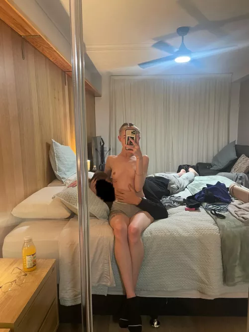 Hotel mirror memories by nepeta-_-