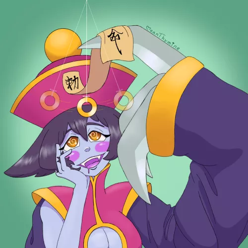 Hsien-Ko (Darkstalkers) [by MeanThymine] by MeanThymine