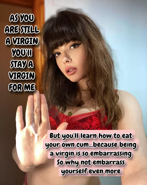 It's embarassing to here's your punishment [oc] by Goddessmaude