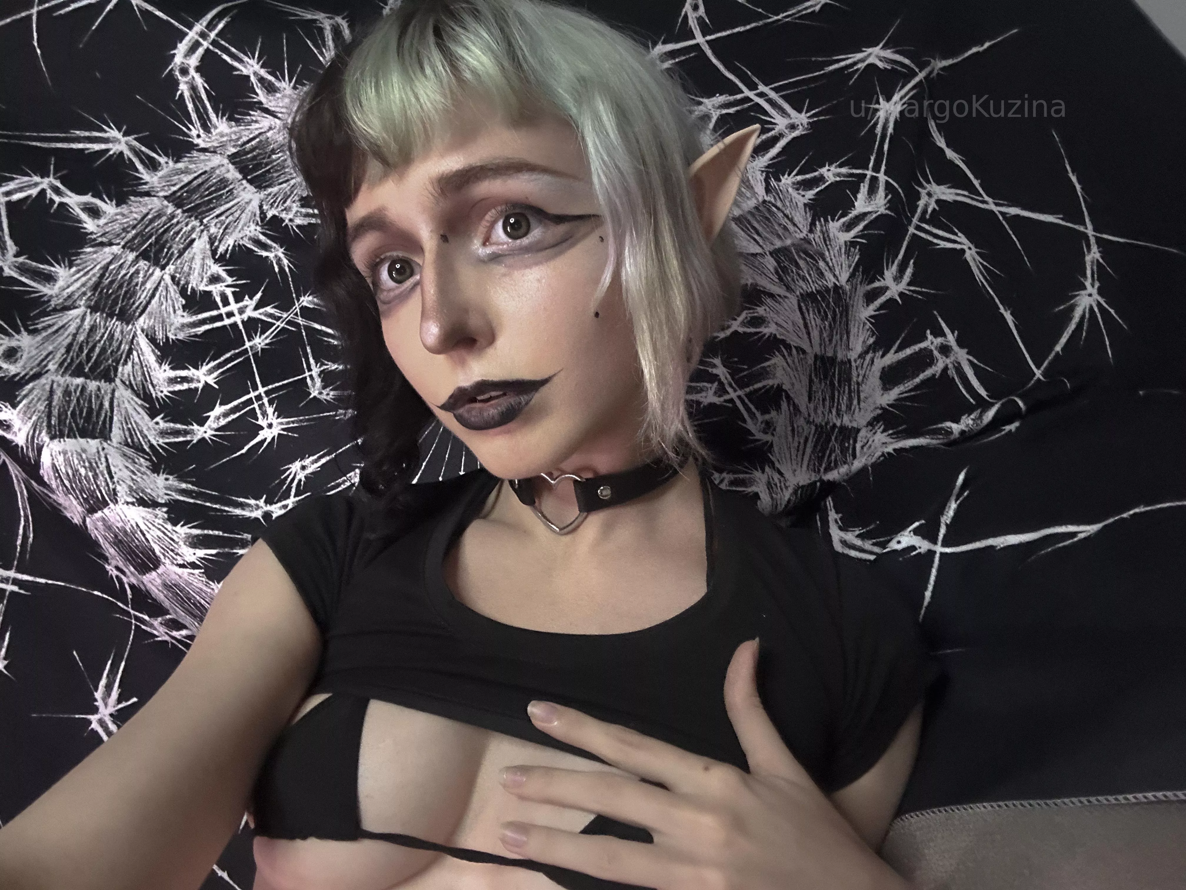 mystical goth elf look posted by MargoKuzina