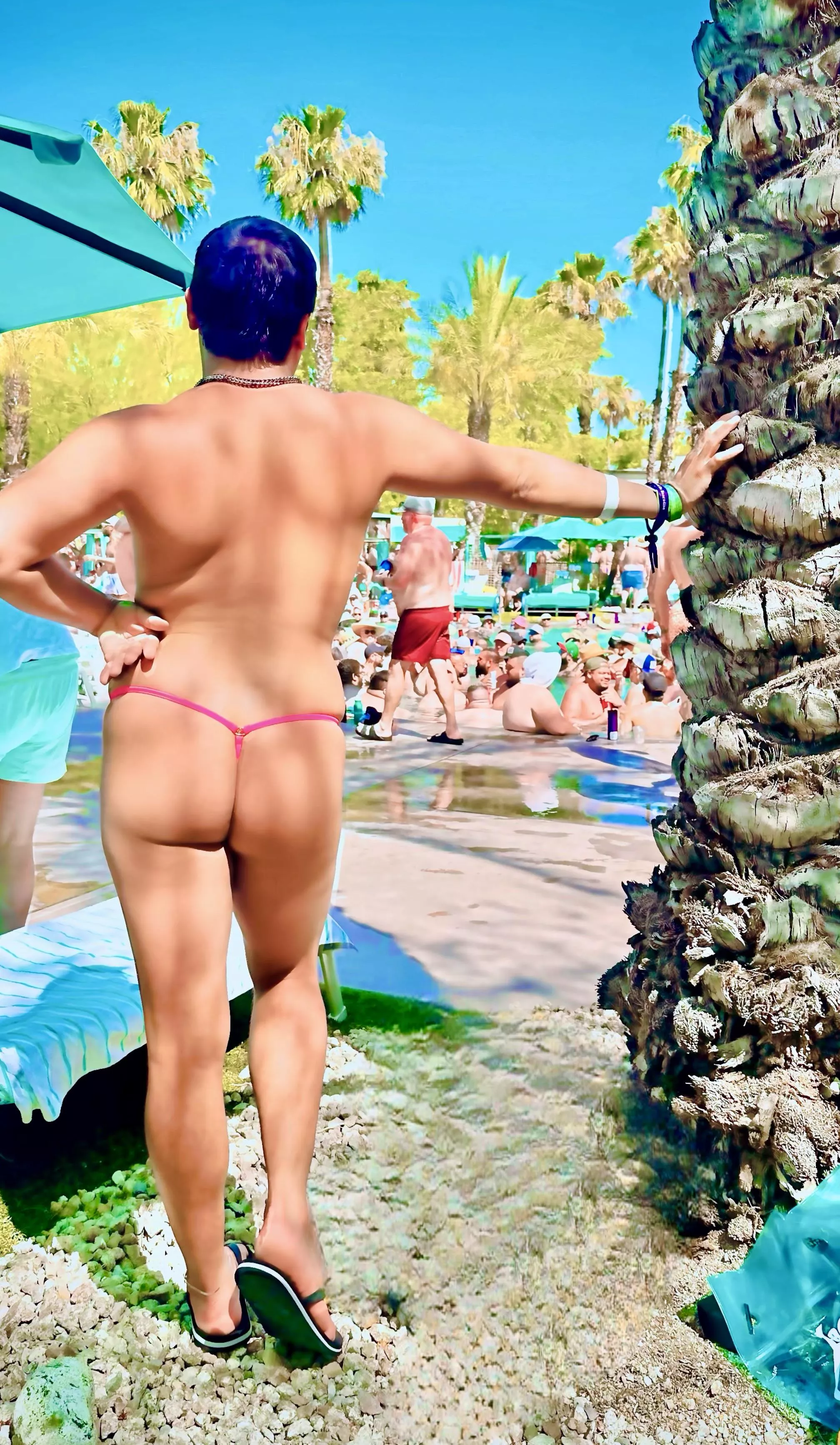 Only guy in a thong at this party posted by SpaceCadetFox