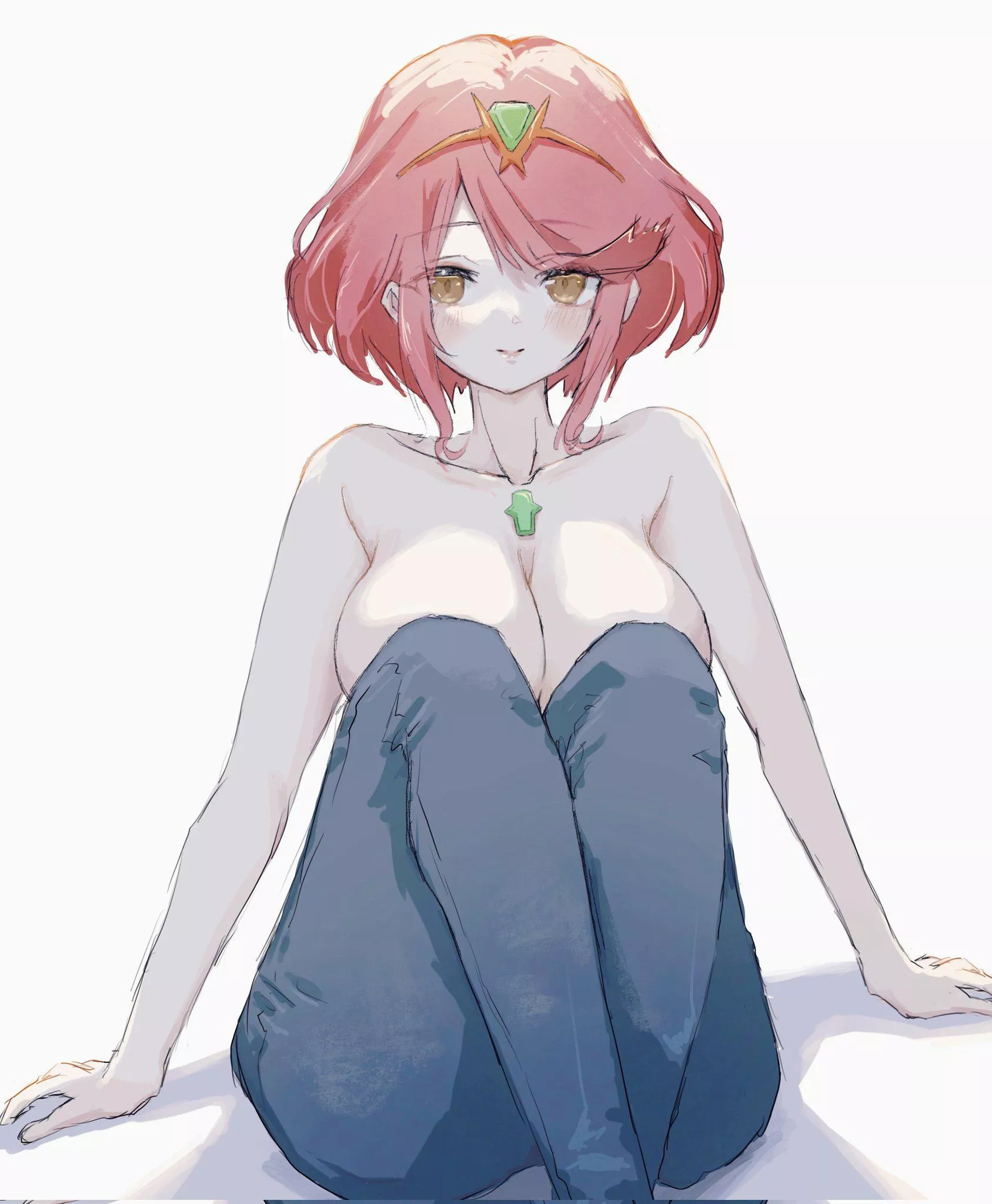 Pyra in jeans and nothing else posted by LafterMastr