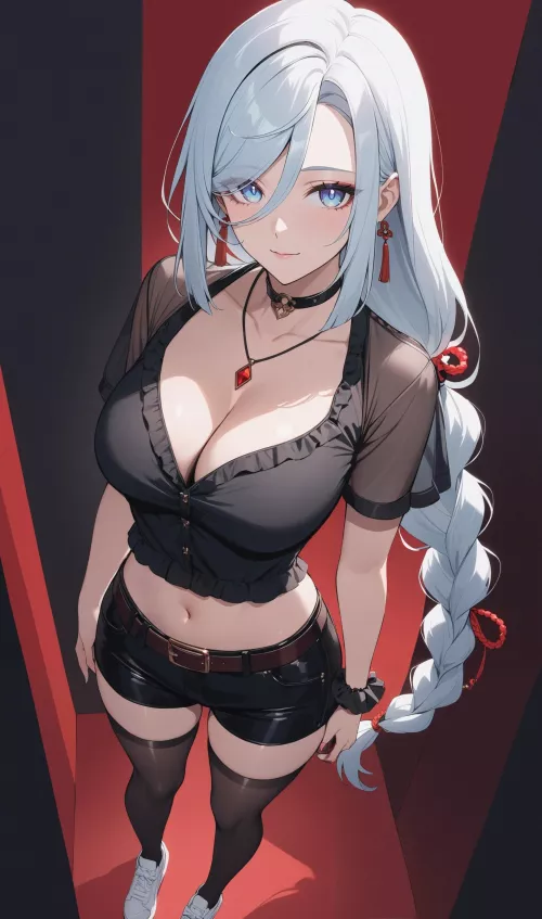 Shenhe [Genshin Impact] by CheetahSperm18