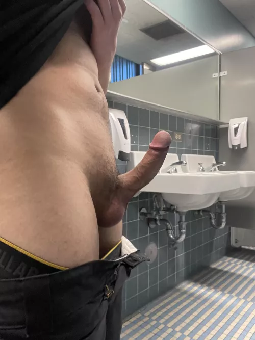 Taking out my Chinese cock in public. Like what you see?  by Resident_Set3792