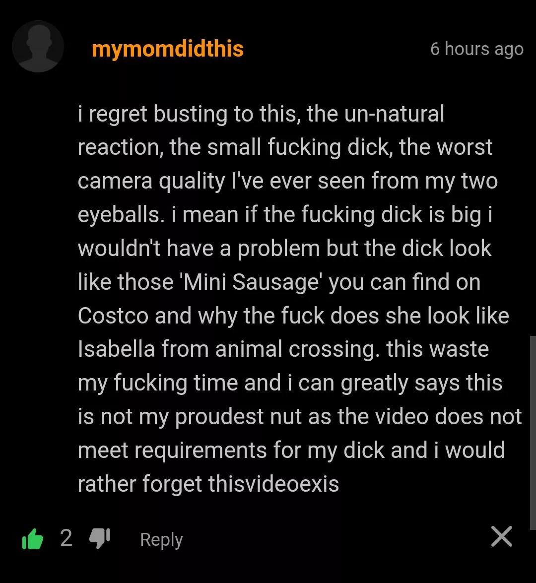 video does not meet requirements  posted by Annual_Teacher_6378