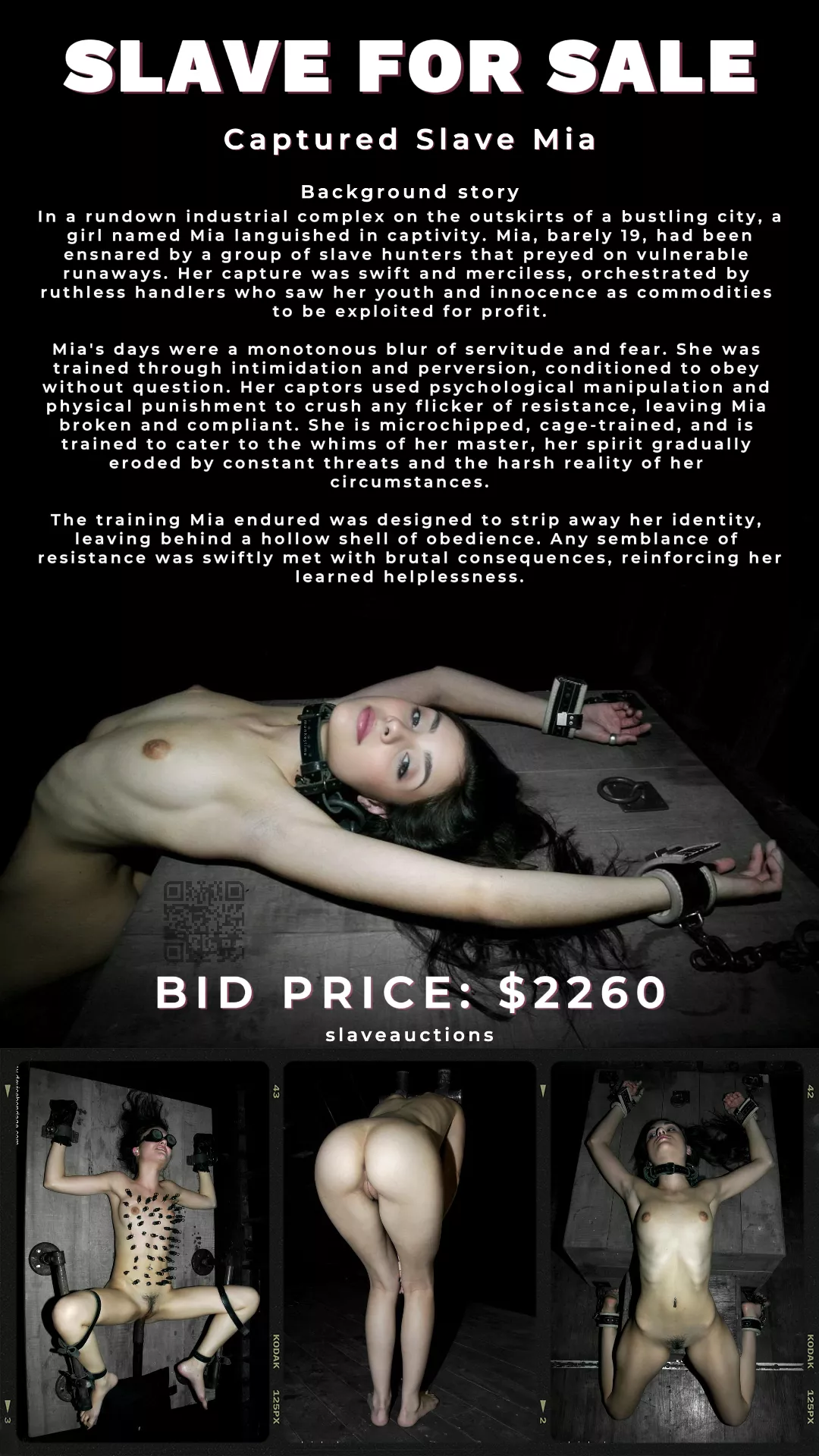 Captured Slave for Sale posted by Munkeylime