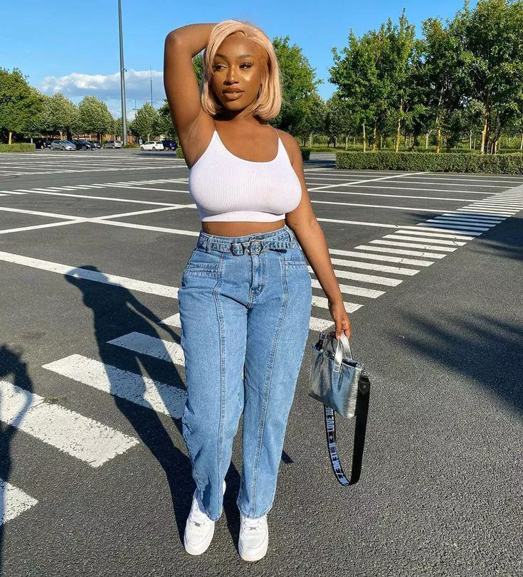 Effortlessly chic in denim and white. Ready to turn heads! posted by throwawayaccount4000