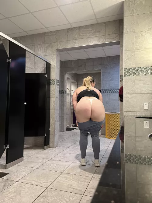 Find me in the gym bathroom like 😅  by PLANTSN0TPE0PLE