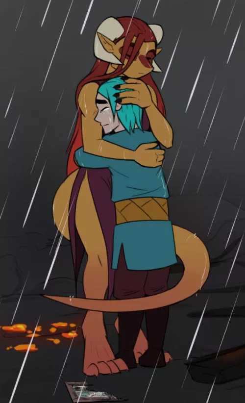 Hug it out (My Comics Finale!) by FenrisFenn