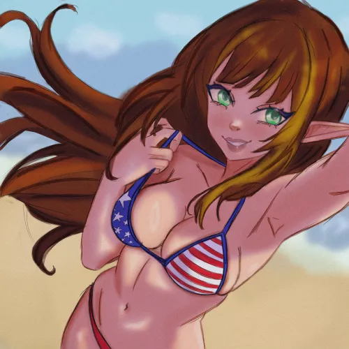 Independence Day is for Elves too (Jako) by Jako_Art