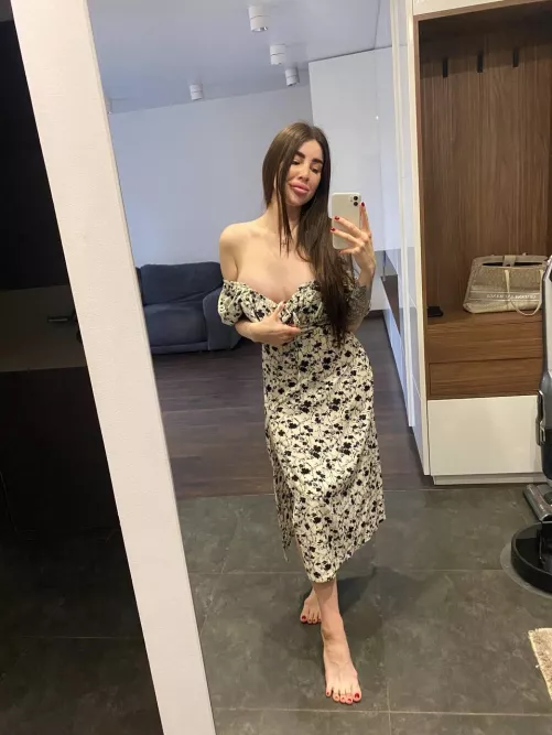 Just a dress and a hot body  by backlymcockdecon