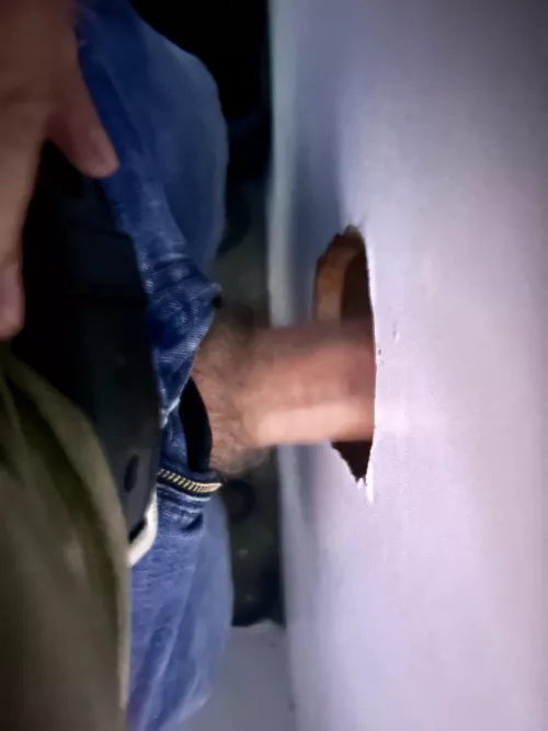 Love the local gloryhole. Love stopping and unloading my married cock.  by Additional_Gap_9159