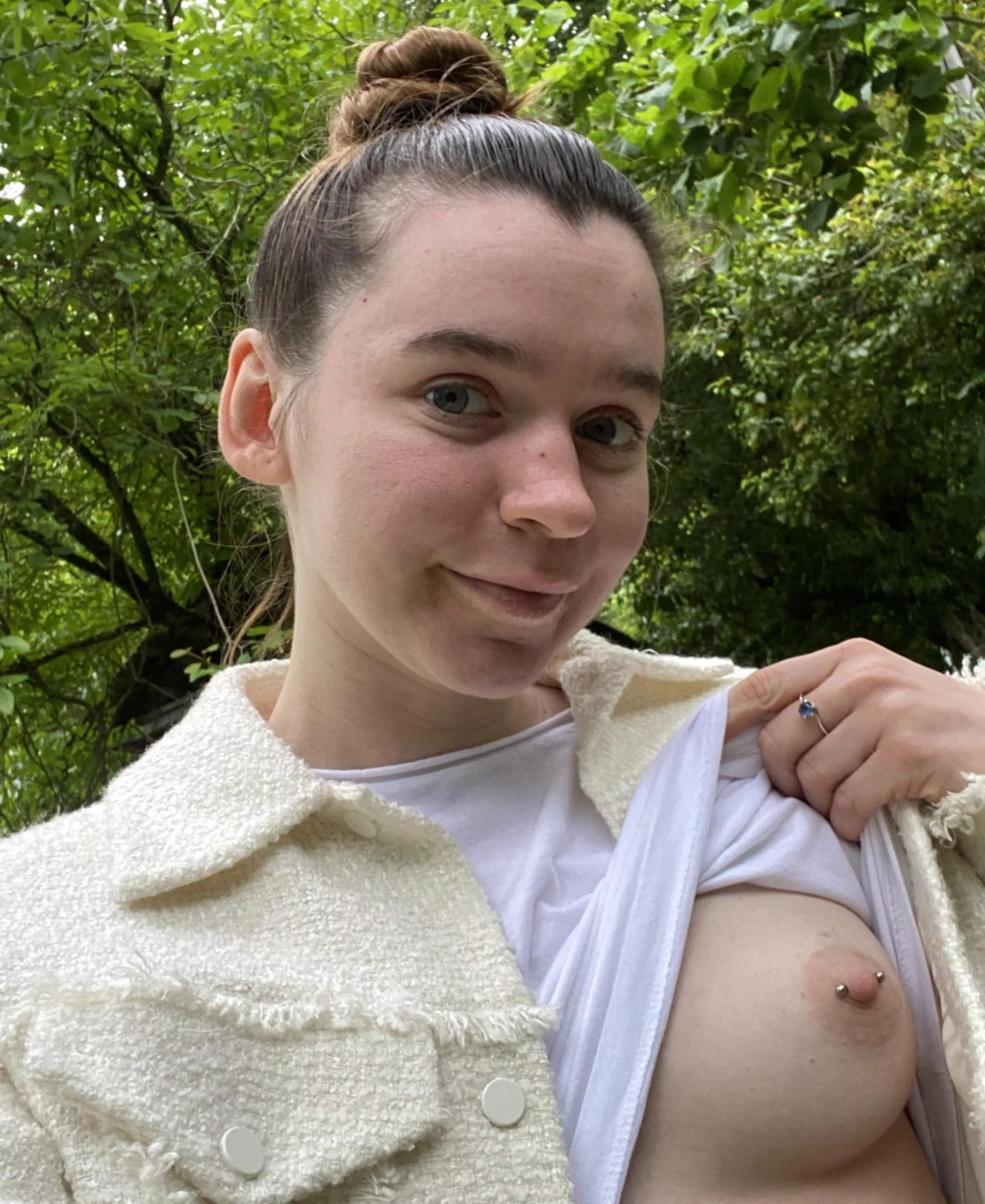 My breasts look perfect on the street posted by _kateedem_