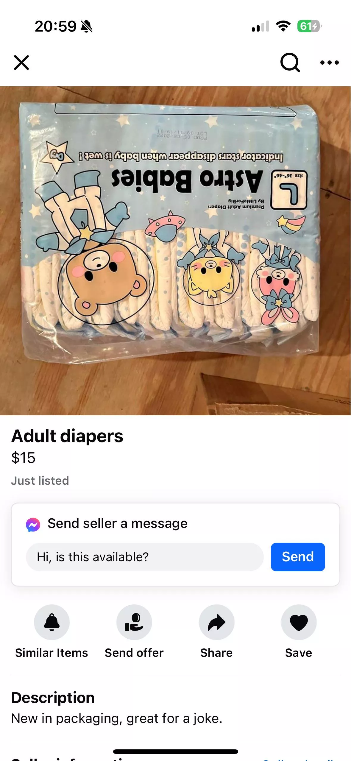 Secret ABDL, or did this person stumble on someone’s stuff? posted by bridget6196