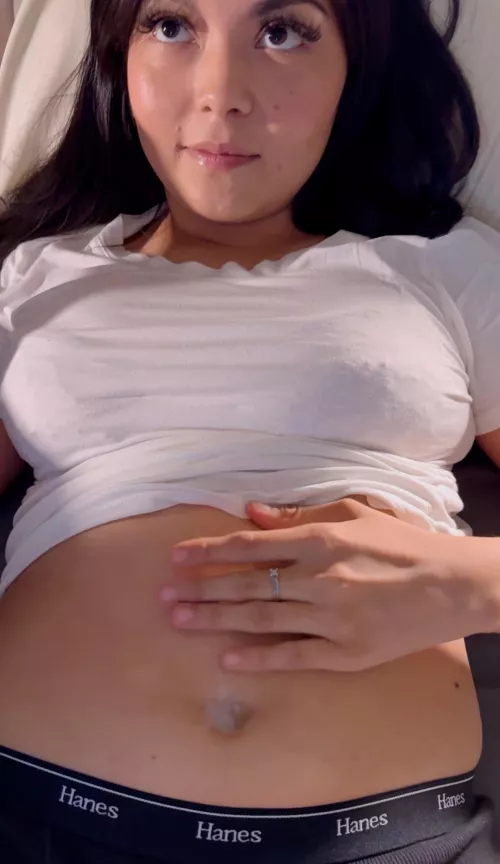 He licked it out of my belly button like a good cuck  by SexxyMila